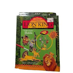 Vtg RoseArt Light Catcher Mobile Kit Disney Lion King Multicolored Kids Activity